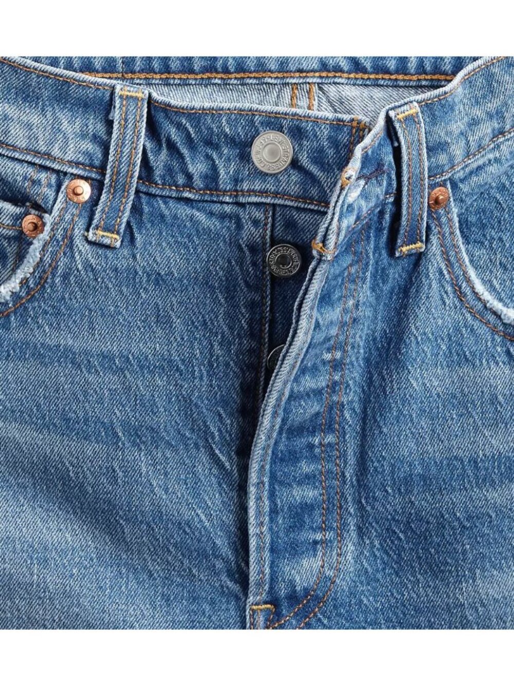 Levi's Premium Rikcage Full Length Women's 28x34 Jeans Dance Around Medium Wash - Picture 5 of 8